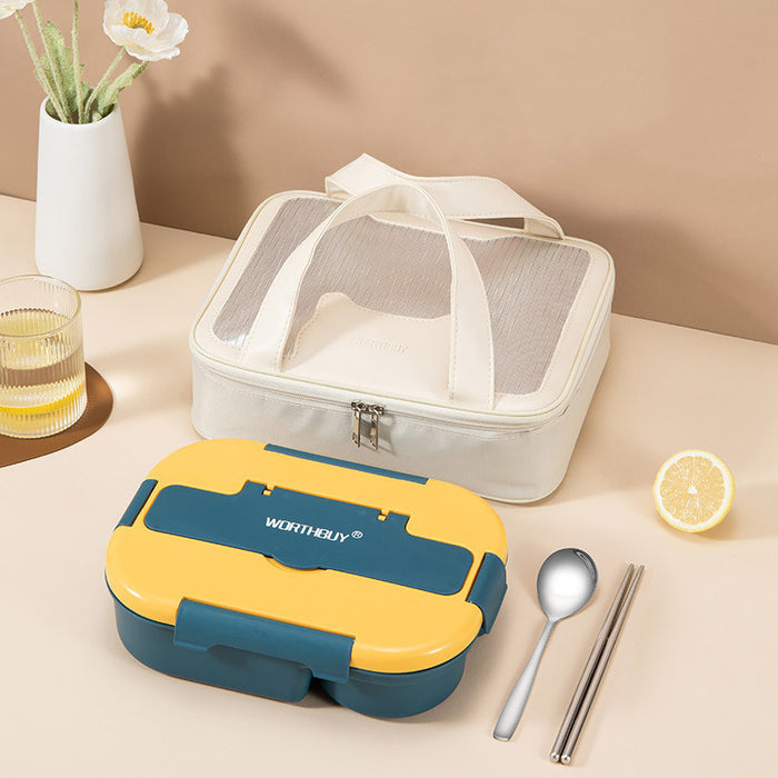 Portable Microwave Split Lunch Box