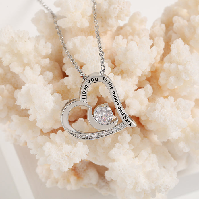 Love Necklace With Rhinestones