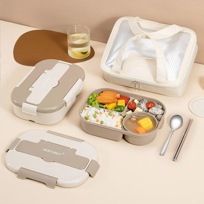 Portable Microwave Split Lunch Box