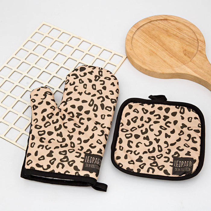 Polyester Printing Microwave Oven Gloves